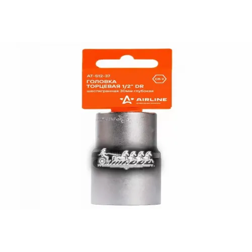 Головка Торцевая 1/2 Dr Шестигранная 30Мм Глубокая (At-S12-37) AIRLINE 