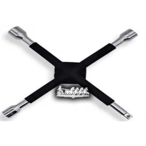 Ключ Баллонный Крестовой Усиленный 17Х19х21х1/2 Pro 400Мм Обрезиненные Рукоятки AIRLINE 