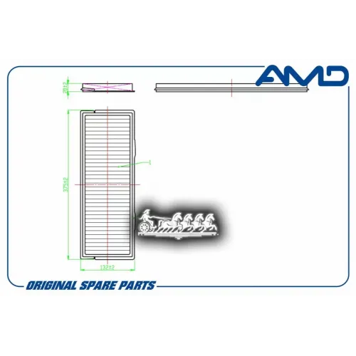 Фильтр Салона Scania P.g.r - Series 04- (Антибактериальный) AMD 