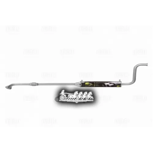 Резонатор Lada 21144 Евро-3 С Гофрой Trialli 