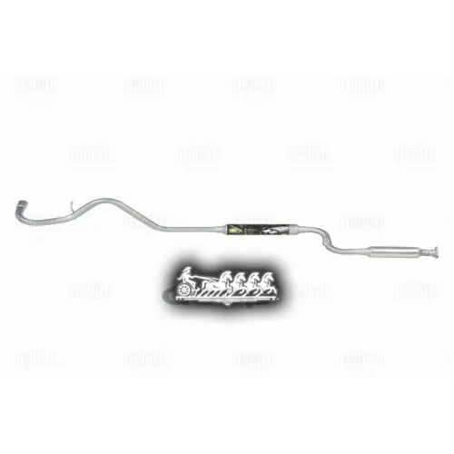 Резонатор Lada 2123 Евро-3 Со Строн. Фл. 3 Отв. (Нерж. Алюм. Сталь) T-Sport Trialli 