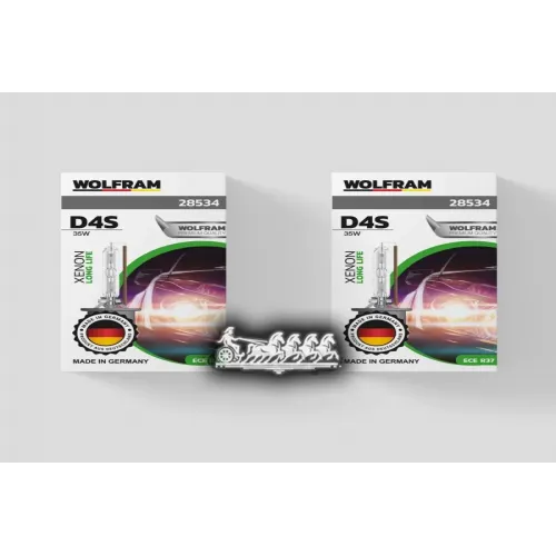 Лампа Ксеноновая D4s 4300K Wolfram Xenon Long Life 1 Шт.  WOLFRAM 
