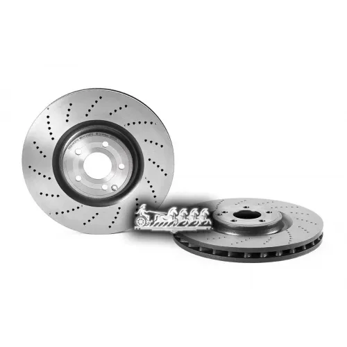 Диск Тормозной Mb C218 11- 5.0 Перед.вент.(С Перфорацией) Brembo 
