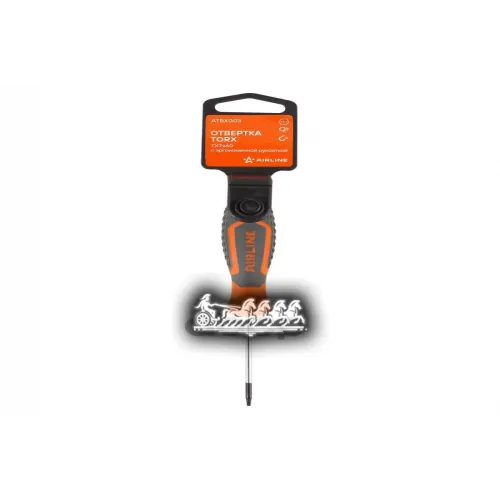 Отвертка Torx Tx7x60 С Эргономичной Рукояткой Магнитная Пласт.подвес AIRLINE 