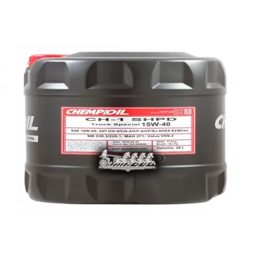 CHEMPIOIL 15W-40 Ch-1 Truck Shpd, Ch-4/Sl 20Л (Мин. Мотор. Масло) Hcv