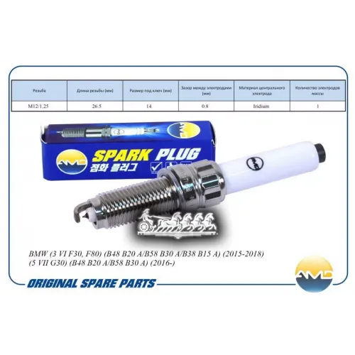 Свеча Зажигания Bmw 3(F30/80)/5(G30) AMD 