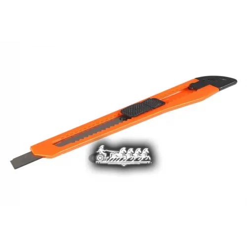 Нож С Выдвижным Сменным Лезвием Пластик 9Мм AIRLINE 