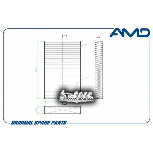 Фильтр Салона Угольный AMD 