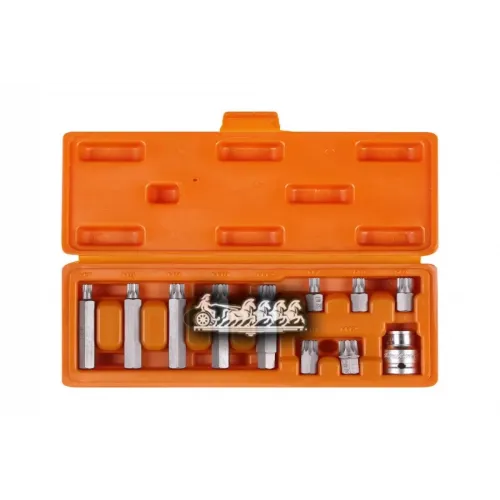 Набор Бит Вставок Ribe 3/8 30Мм И 75Мм С Держателем Бит 1/2 Dr 11 Предметов В Кейсе (At-B-51) AIRLINE 