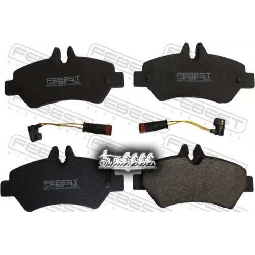 Колодки Тормозные Задние Febest 1601-906R