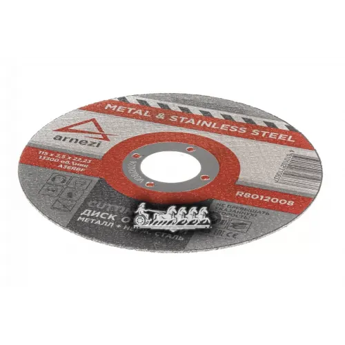 Диск Отрезной Абразивный По Металлу 115Х2.5х22.23 Мм ARNEZI 