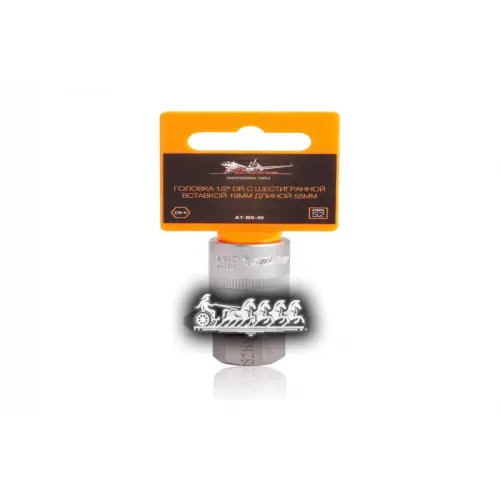 Головка 1/2 Dr С Шестигранной Вставкой 19Мм Длиной 55Мм (At-Bs-46) AIRLINE 