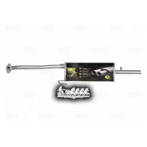 Глушитель Для А/М Hyundai Accent (00-) Осн. (Алюм. Сталь) (Emm 0803) Trialli 