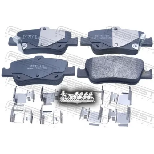 Колодки Тормозные Задние Комплект Febest 0101-ADE150R