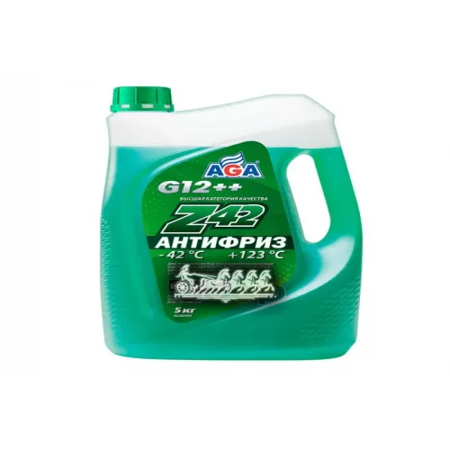 Aga Antifreeze Aga-Z42. Premix Антифриз. Готовый К Применению. Зеленый. -42С (5L) AGA 