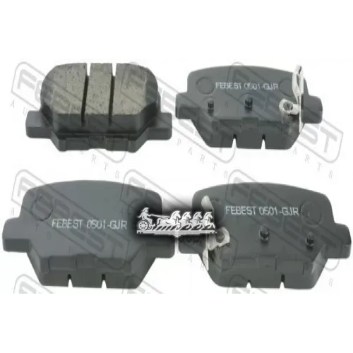 Колодки Тормозные Задние Mazda 6 Gj 2012-2012 [Eu] Febest 0501-GJR
