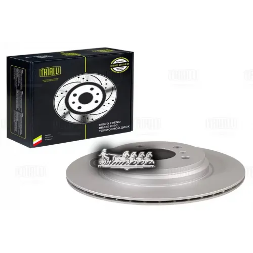 Диск Тормозной Bmw 3 F30/31 11- Задний Вент.d 330Мм (Окраш.) Trialli DF 190414