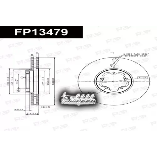 Диск Тормозной Ford Transit 12- FAP 