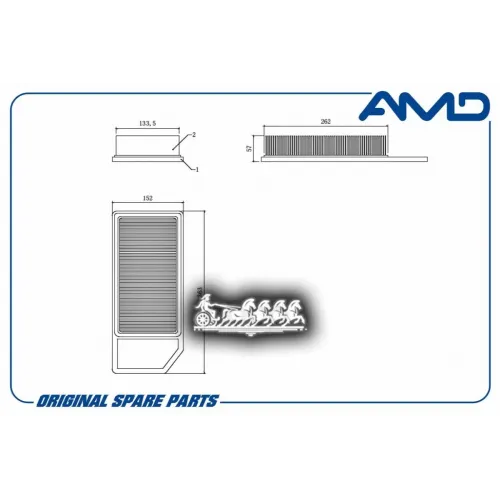 Фильтр Воздушный AMD 
