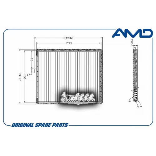 Фильтр Салона Угольный AMD 
