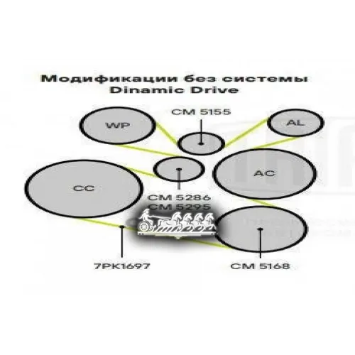 Ролик Ремня Приводного Bmw X5 10- 3.0D Генератора С Натяж. Trialli 