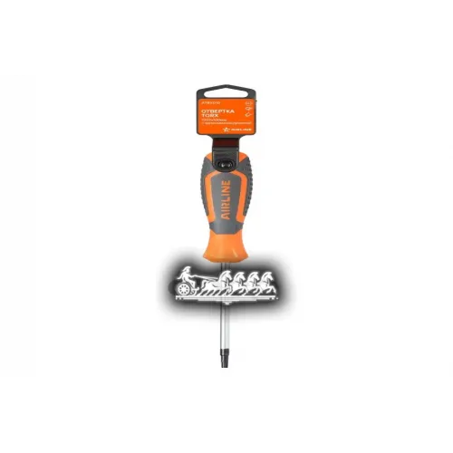 Отвертка Torx Tx27x100мм, Магнитный Наконечник, Пласт.подвес AIRLINE 