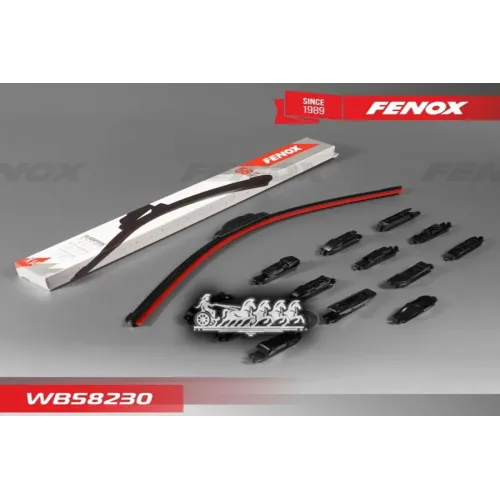 Щётка С/О 580Мм 23 Бескаркасная. Крепление 14 В 1 FENOX 