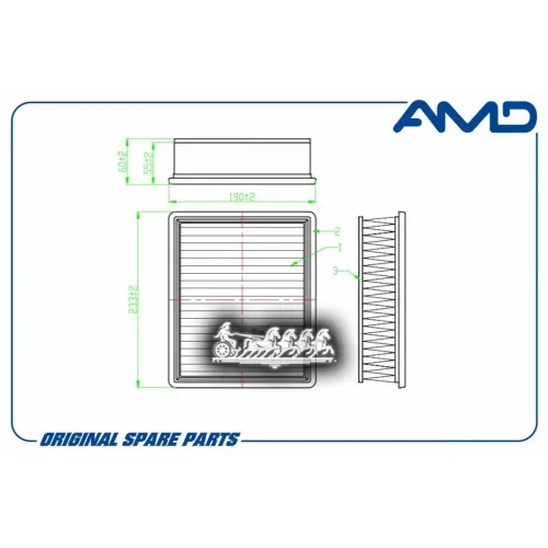 Фильтр Воздушный AMD 