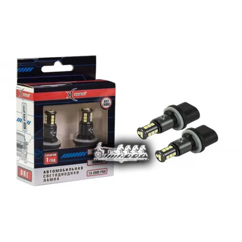 Светодиодная Лампа H27(880)-15Smd Pro (Птф/Дхо) 5000K 12V (Уп.2 Шт.) Xenite 