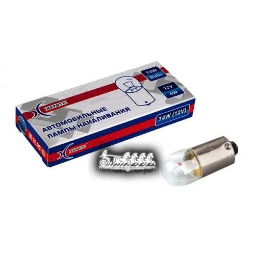 Лампа Накаливания T4w (12V) (Цена За 1 Шт.) Xenite 