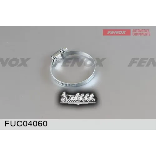 Хомут Червячный 40-60-Х, Ширина 9Мм FENOX 