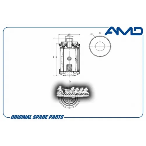 Фильтр Масляный Vag 06- 1.8T-2.0T AMD 