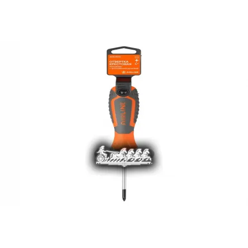 Отвертка Крестовая Pz0x60мм, Магнитный Наконечник, Пласт.подвес AIRLINE 