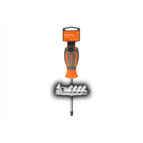 Отвертка Крестовая Pz2x125мм, Магнитный Наконечник, Пласт.подвес AIRLINE 