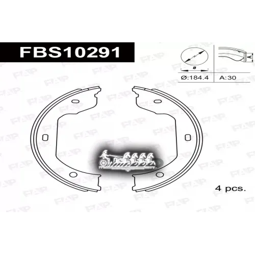 Тормозные Колодки Барабанные Bmw 3(E36) 98- FAP 