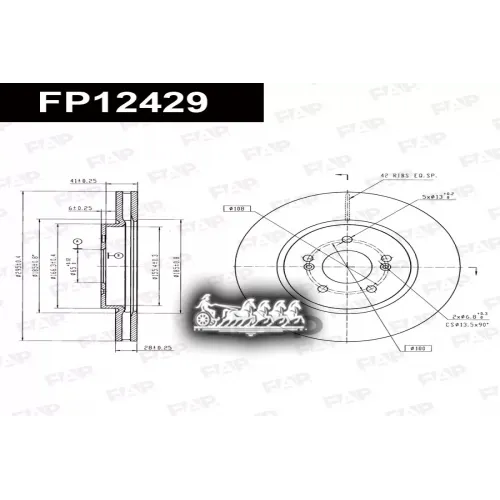 Диск Тормозной Dongfeng Ax7 FAP 