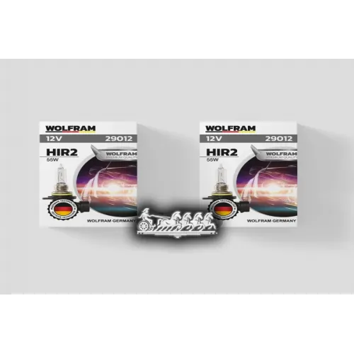 Лампа 12V Hir2 55W Px22d Wolfram Halogen Bulb 1 Шт. Картон  WOLFRAM 