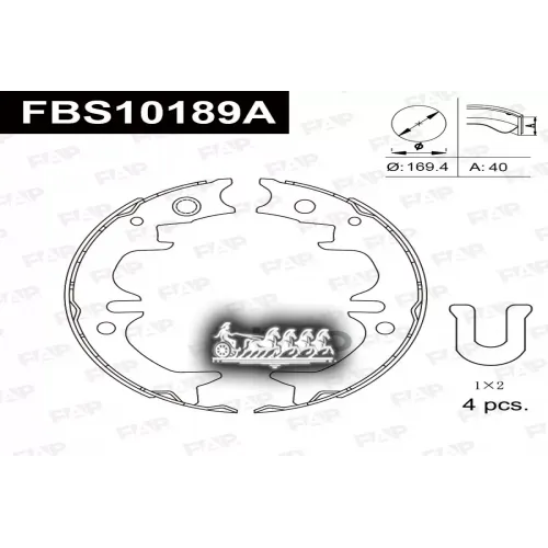 Тормозные Колодки Барабанные Toyota Camry 1.5 Turbo-D FAP 