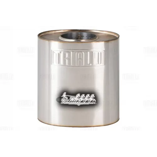 Глушитель Универс. (Овал 125X175) L 300 D 76 (1-Вход 1-Выход) (Нерж. Сталь) Trialli EMM 20I30076