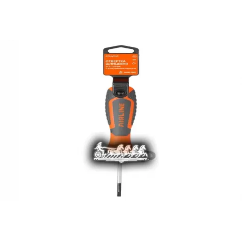 Отвертка Шлицевая Sl3.0x50мм, Магнитный Наконечник, Пласт.подвес AIRLINE 