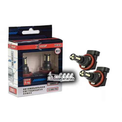 Светодиодная Лампа H11/H8/H16-15Smd Pro (Птф/Дхо) 5000K12v(Уп.2 Шт.) Xenite 