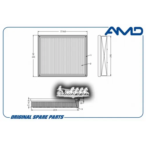 Фильтр Воздушный AMD 