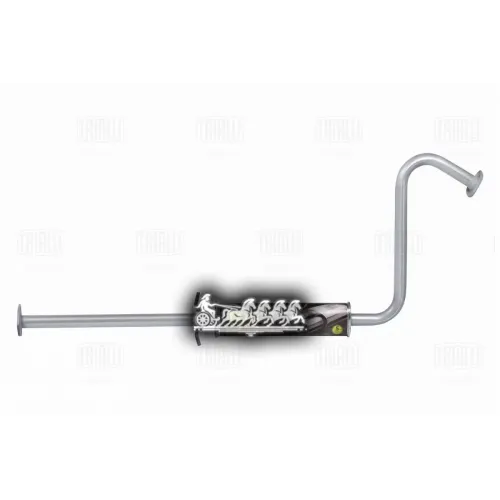 Резонатор Chevrolet Lanos 97- Доп. Удл. Вм. Кат. (Нерж. Алюм. Сталь) Trialli 