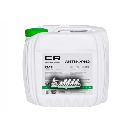 Cr Антифриз G11 Hoat. -40°С. Зеленый. Готовый. 10Л (1) Carville Racing 