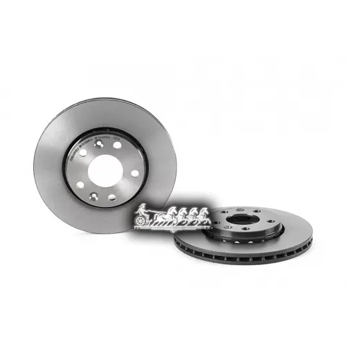 Диск Тормозной Renault Fluence/Megane/Duster 07- Перед.вент. (Мин. 2 Шт.) Brembo 