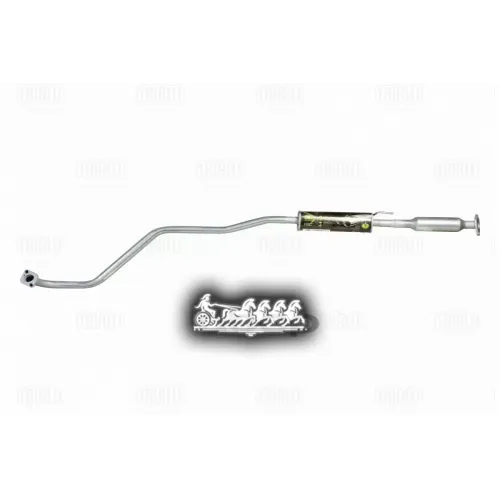 Глушитель Доп. Алюм. (Резонатор) Для А/М Hyundai Solaris (10-)/Kia Rio (11-) (Eam 0808) Trialli 