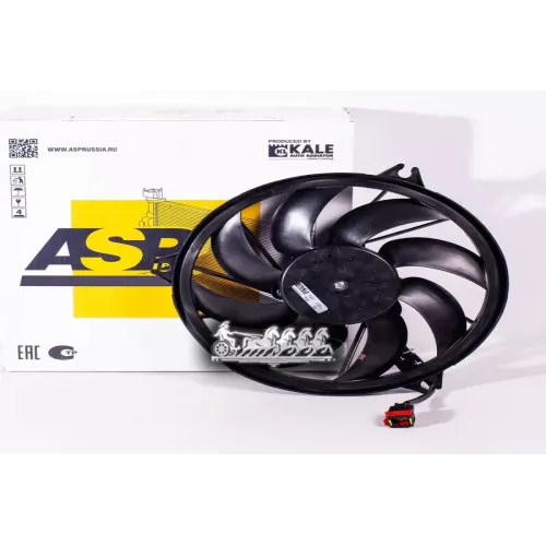 Вентилятор Радиатора Peugeot 206 00- A/C С Кожухом ASP 