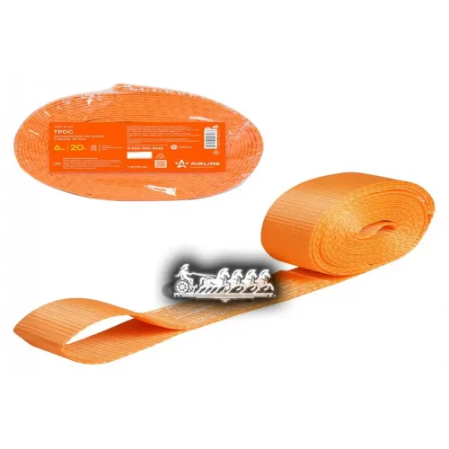 Трос Буксировочный Лента 20 Т. 6 М. Без Крюков AIRLINE 