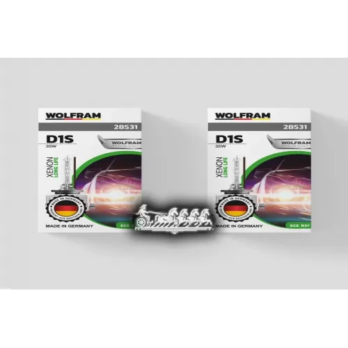 Лампа Ксеноновая D1s 4300K Wolfram Xenon Long Life 1 Шт.  WOLFRAM 