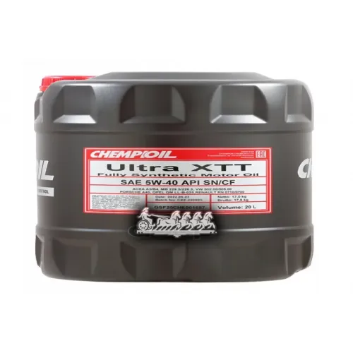 CHEMPIOIL 5W-40 Ultra Xtt Sn/Cf(Ch-4), A3/B4, 20Л (Синт. Мотор. Масло)